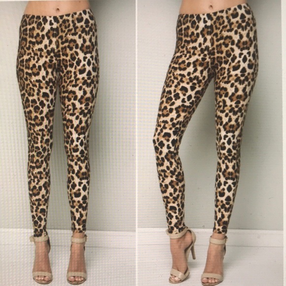 Leopard Prints Legging NWT size : Large - Picture 3 of 6